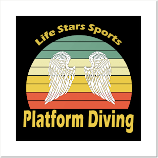 Sport Platform Diving Posters and Art